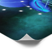 Poster Starry Pisces Neptune Zodiac (Coin)