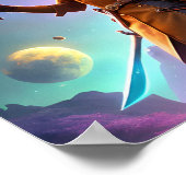 Poster Starry Serenity : Voyage entre les jardins Aliens (Coin)