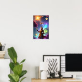 Poster Starry Serenity : Voyage entre les jardins Aliens (Bureau à domicile)
