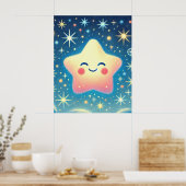 Poster Starry Smile (Cuisine)