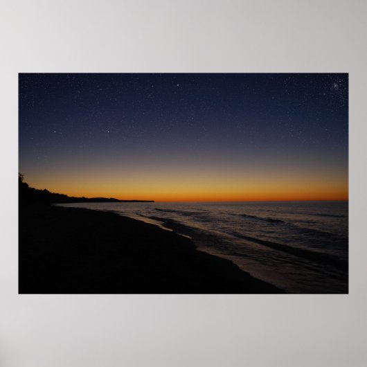 Poster Starry Sunset (Devant)