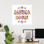 Poster Stars Algebra Rocks (Bureau à domicile)