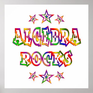 Poster Stars Algebra Rocks