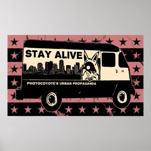 Poster Stars & Van de Photocoyote (Devant)