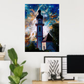 Poster Starscape - Nebula et tour (Bureau à domicile)