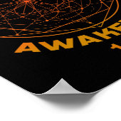 Poster Starseed Awakening 1111 Sacred Geometry (Coin)