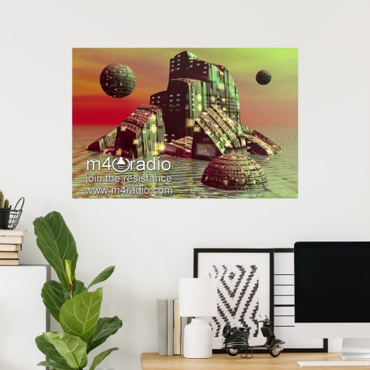 Poster Starship M4Radio (Bureau à domicile)