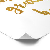 Poster Start each day with a grateful heart - Art Print (Coin)