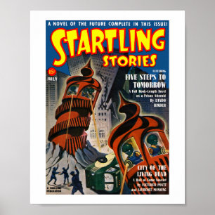 Poster Startling Stories (juillet 1940)