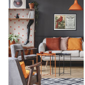 Poster State Bird Collection, Cardinal, personnalisable