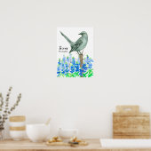 Poster State Bird of Texas Mockingbird (Cuisine)