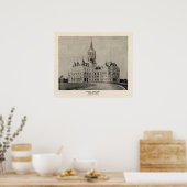 Poster State Capitol, Hartford (Cuisine)