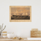 Poster "State of California" Steamer (1275A) (Cuisine)