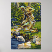 Poster State Park Statue indienne (Devant)