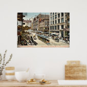 Poster State St Chicago IL Vintage 1905 (Cuisine)