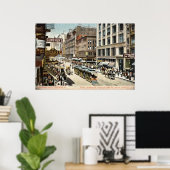 Poster State St Chicago IL Vintage 1905 (Bureau à domicile)