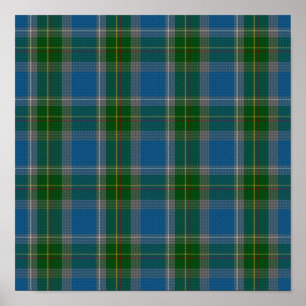 Poster State Tartan - Connecticut - Téléchargement numéri