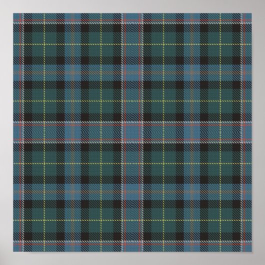 Poster State Tartan - Wisconsin - Téléchargement numériqu (Devant)