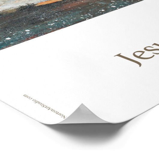 Poster Station 3 : Jésus tombe pour la première fois. (Coin)