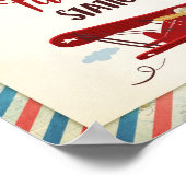 Poster Station d'alimentation Signal Avion Boissons Table (Coin)