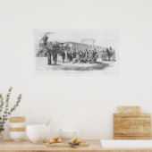 Poster Station dans la prairie : Le 100e méridien (Cuisine)