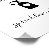 Poster Station d'assainissement main d'affaires minimalis (Coin)