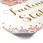 Poster Station d'avitaillement Pink Adventure Travel Miss (Coin)