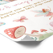 Poster Station de baguette et d'ailes de fée Whimsical An (Coin)