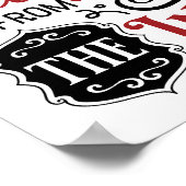 Poster Station de fête avec câlins et chocolat chaud (Coin)