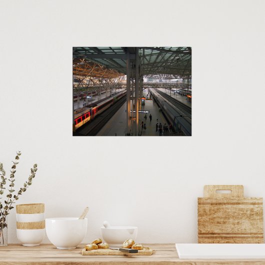 Poster station de métro (Cuisine)