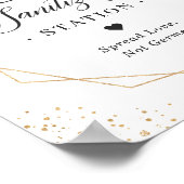 Poster Station de nettoyage Eucalyptus Feuille géométriqu (Coin)