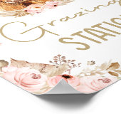 Poster Station de pâturage Highlander Cow Boho Farm Anniv (Coin)