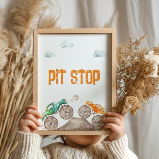 Poster Station de ravitaillement Monster Bash