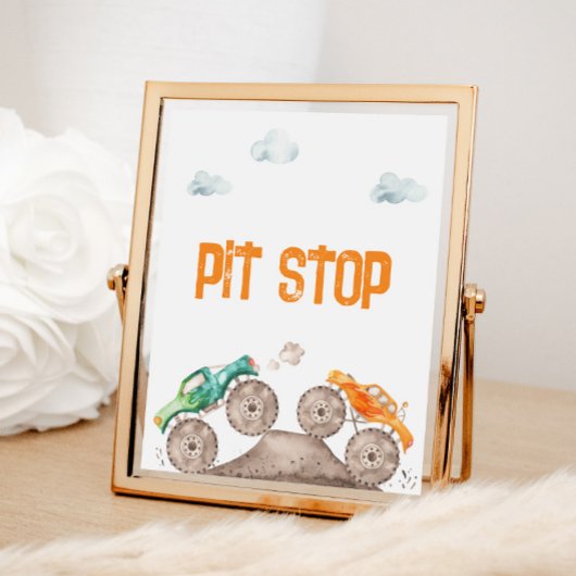 Poster Station de ravitaillement Monster Bash