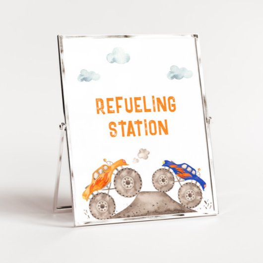 Poster Station de ravitaillement Monster Bash