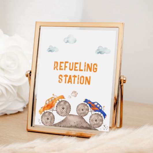 Poster Station de ravitaillement Monster Bash