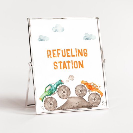 Poster Station de ravitaillement Monster Bash