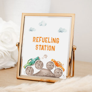 Poster Station de ravitaillement Monster Bash