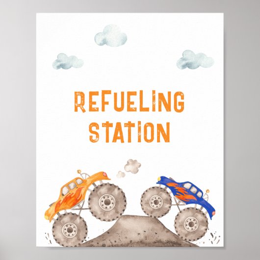 Poster Station de ravitaillement Monster Bash (Devant)