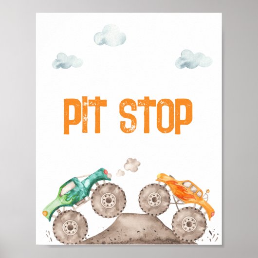 Poster Station de ravitaillement Monster Bash (Devant)