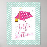 Station de Selfie du Spa de Glam Camp