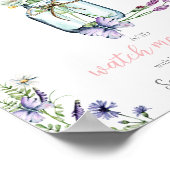 Poster Station de semences fleur sauvage Papillon Mason J (Coin)