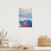 Poster Station de ski Alpe du Grand Serre (Cuisine)