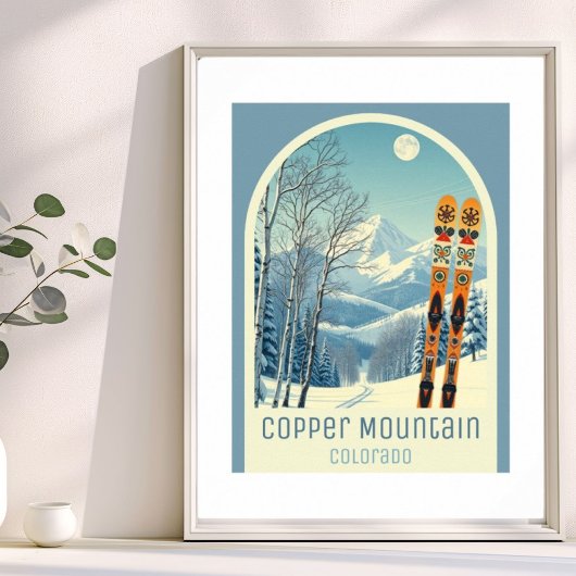 Poster Station de ski Copper Mountain Colorado