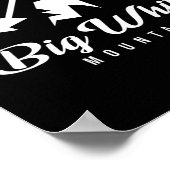 Poster Station de ski de Big White Mountain Canada Ski Sn (Coin)