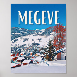 Poster Station de ski de Megève
