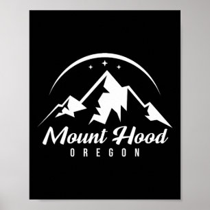 Poster Station de ski de Mount Hood Oregon Ski Snowboard