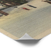 Poster Station de ski de Snoqualmie, WA - Vue du ski (Coin)