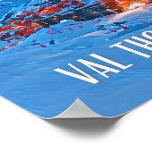 Poster Station de ski de Val Thorens (Coin)