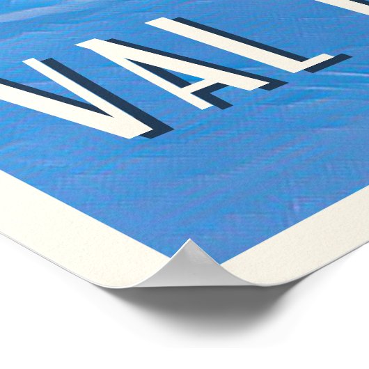 Poster Station de ski de Val Thorens (Coin)